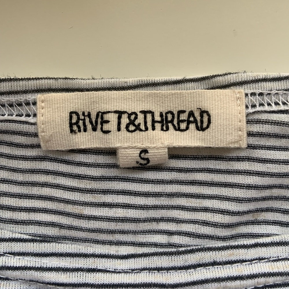 Madewell Rivet & Thread LA Three Quarter Tee - Picture 3 of 6